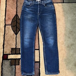 Re/Done Trendy High Rise Originals Jeans (Size: 26)